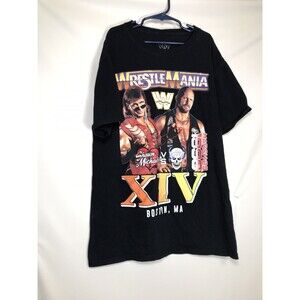 WWE WWF T-Shirt Small WrestleMania XIV Stone Cold Shawn Michaels  1998